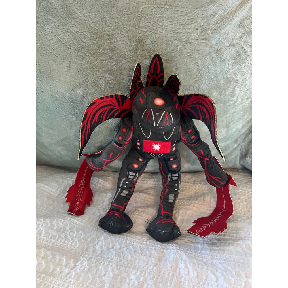 NEW Titan Clock Man Skibidi Toilet Red Plush Doll Toys Anime